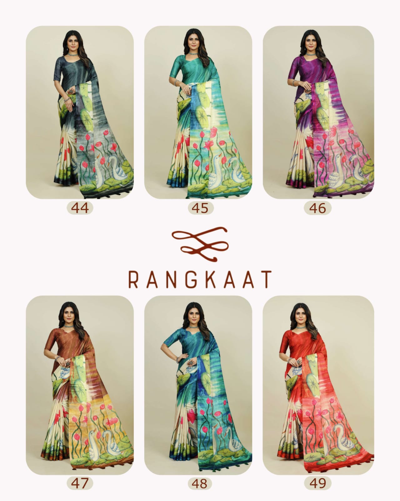 Rangkaat Series By Rajpath Daily Wear Printed Sarees Catalog